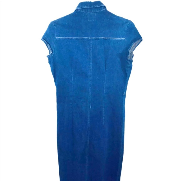 Chesley Women's Denim Dress Front Button Size M - Picture 7 of 8
